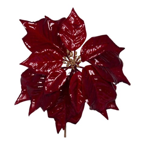 PICK POINSETTIA GLOSSY H.CM.20 BURGUNDY